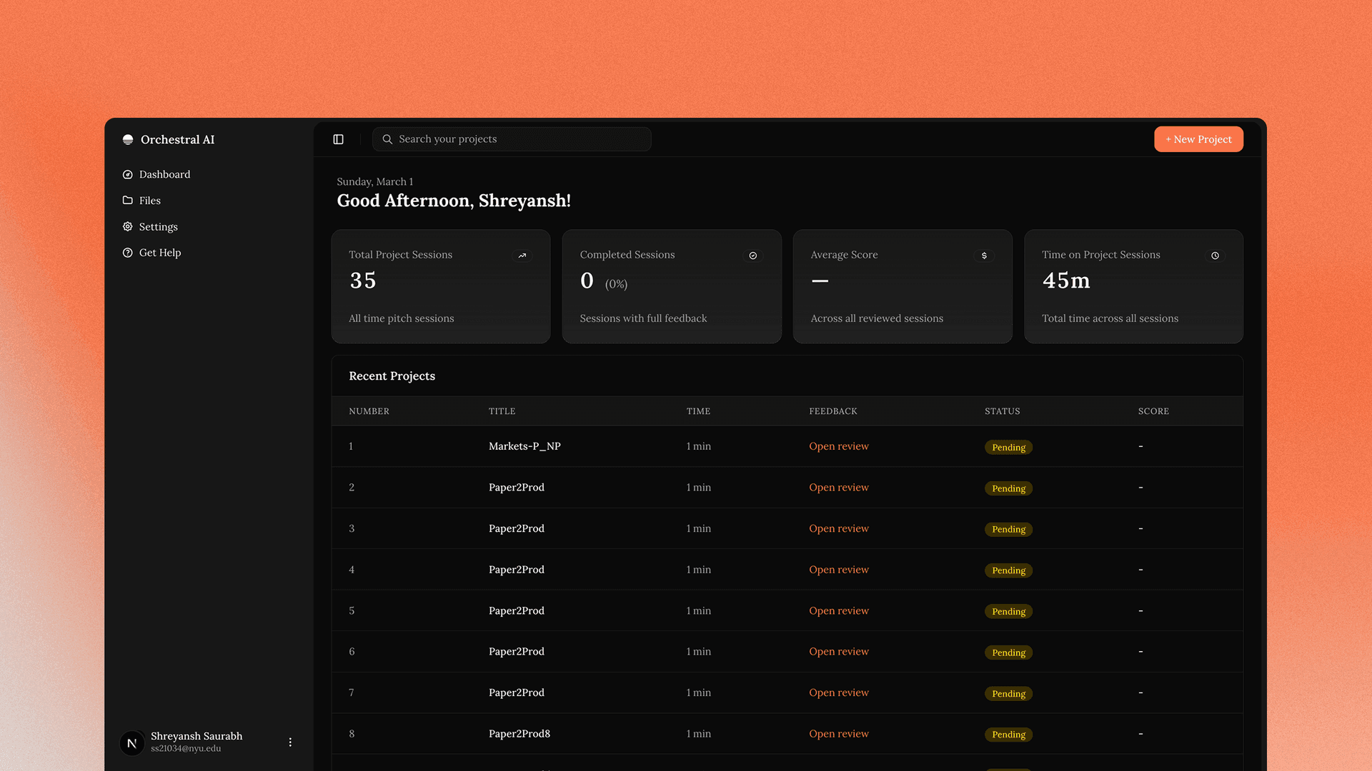 Track All Your Projects on an Interactive Dashboard